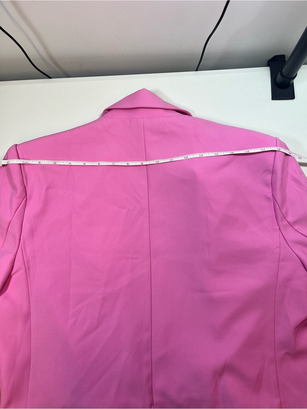 Entro NWT Hot Pink Cropped Blazer Jacket Size Large - Picture 8 of 8